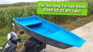 Thuyền nhựa composite siêu bền bảo hành 10 năm, nhận hàng kiểm tra mới thanh toán