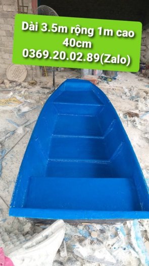 Thuyền nhựa composite siêu bền bảo hành 10 năm, nhận hàng kiểm tra mới thanh toán