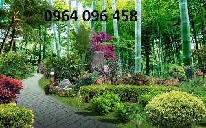 Tranh gạch 3d cây tre trúc - DB95