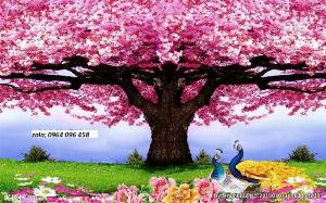 Tranh gạch 3d vườn hoa thiên nhiên - SCV999