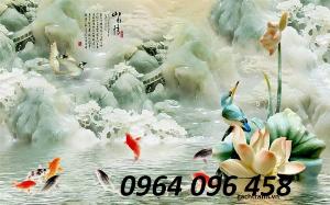Tranh gạch 3d hoa sứ ngọc - 3077SMM