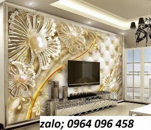 Tranh gạch 3d phong thủy phòng khách - SXVV63