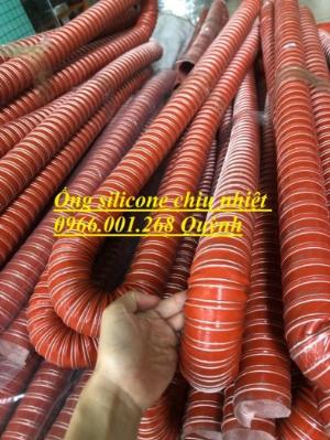 Ống thông khí nóng chịu nhiệt cao,ống silicone chịu nhiệt màu đỏ cam phi 51 ống dài 4m giá tốt nhất