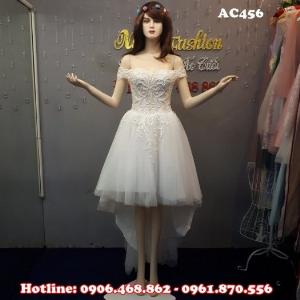 Áo cưới Ac456 vai ngang dễ thương