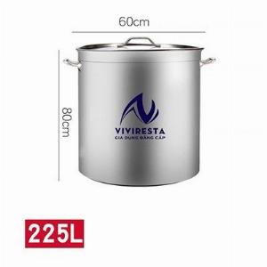 Nồi inox không nhiễm từ tính, nồi ninh nước dùng quán bún, phở, hủ tiếu giá tốt