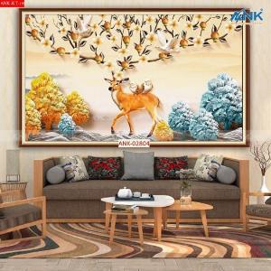 Mẫu tranh gạch ken 3d cây kim tiền - SHH84