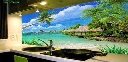 Tranh gạch 3d ốp bếp - HNNC5