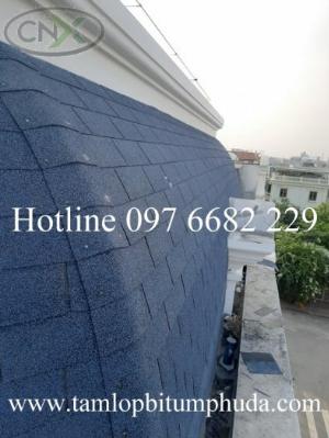 Tấm lợp bitum CNX, Ngói bitum CNX cho biệt thự, liền kề. Sản phẩm thay thế ngói đá tự nhiên