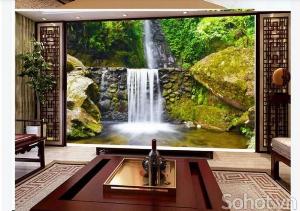 Tranh gạch 3d phong cảnh đồng quê - HBNN06