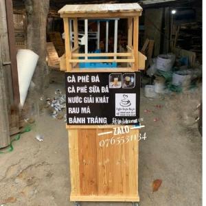 Xe Take Away Gỗ Bán Cà Phê, Nước Giải Khát