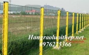 Hàng rào lưới thép hàn nhận sản xuất và lắp đặt