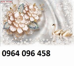Tranh gạch 3d giả ngọc - NMM5