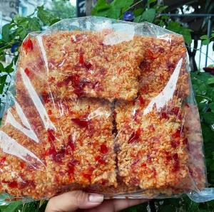 Cơm cháy mắm ớt nhà làm giòn ngon thấm vị Gói nửa kí