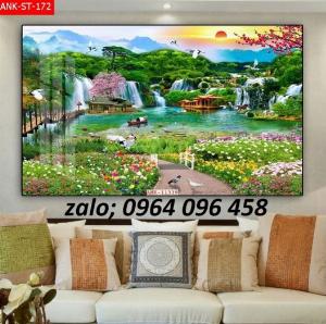 Tranh gạch 3d phong thủy mệnh thủy - BNNC533