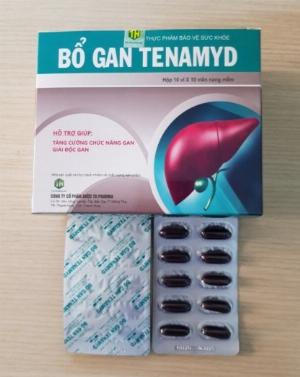 Bổ gan Tenamyd : Hỗ trợ giúp tăng cường chức năng gan, giải độc gan.