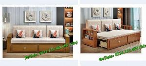 Sofa giường gỗ thông minh cao cấp đẹp và hot nhất hiện nay