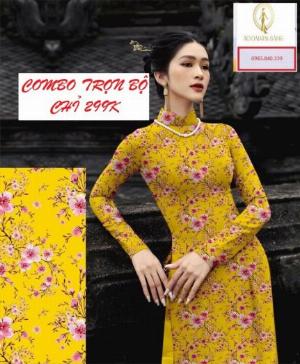 Bộ Vải Áo Dài Xuân 2023