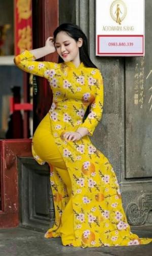 Bộ Vải Áo Dài Xuân 2023