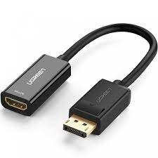 Cáp chuyển đổi Displayport sang HDMI âm Ugreen  40363 hỗ trợ 4K có sẵn