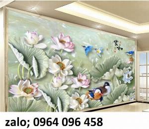 Tranh 3d - tranh gạch 3d phòng khách - MNNN96