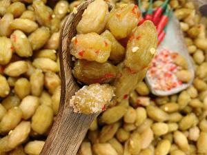 Hủ 300gr Cóc non sấy dẻo muối ớt nguyên trái