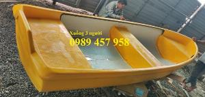 Xuồng composite chèo tay cho 2-3 người, Xuồng nhựa giá rẻ
