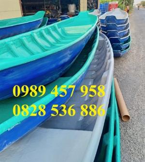 Thuyền ba lá 3m, Xuồng chèo tay cho 2 người, Thuyền nhựa composite