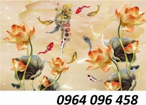 Tranh gạch cửu ngư quần hội - NBBV54