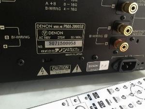 Bán Ampli denon PMA 2000SE (japan) đẹp long lanh hàng bải tuyển chọn