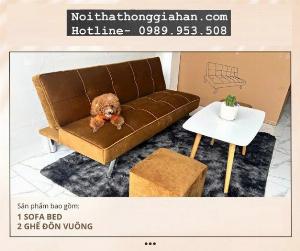 Combo Sofa giường giá tốt Tp.HCM Hồng Gia Hân S1112