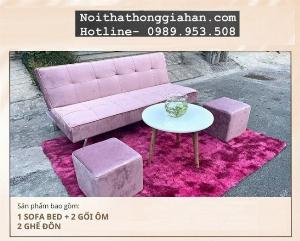 2022-11-29 14:21:59  1  Combo Sofa giường giá tốt Tp.HCM Hồng Gia Hân S1112 2,500,000