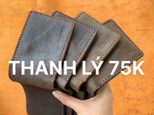 Thanh lý lô ví sáp khâu viền