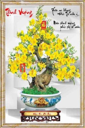 Tranh công giáo, tranh cây mai vàng