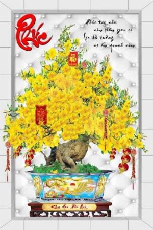 Tranh công giáo, tranh cây mai vàng