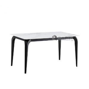 TN1229-14E | Bàn ăn mặt đá phiến ngồi 4 ghế chân sắt nhập khẩu