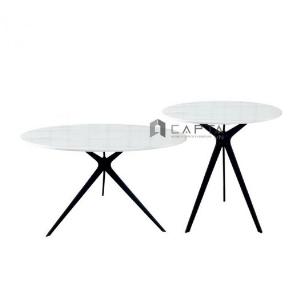 SL TS0958/0959-86E | Bàn trà cặp mặt đá hiện đại