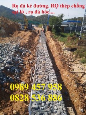 Sản xuất RỌ ĐÁ MẠ KẼM, RỌ ĐÁ BỌC NHỰA 2x1x1, 2x1x0,5 - THẢM ĐÁ