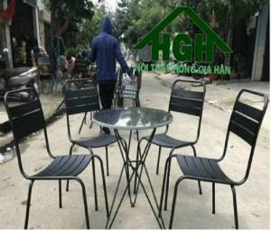 Bàn ghế sắt ngoài trời Tp.HCM Hồng Gia Hân B1114