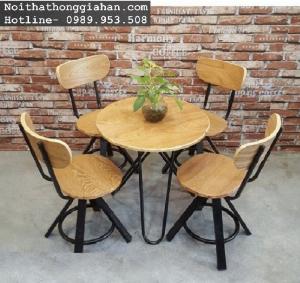 Bàn ghế sắt ngoài trời Tp.HCM Hồng Gia Hân B1114