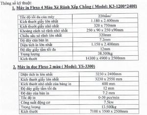 Máy in Flexo 2 màu - 4 màu