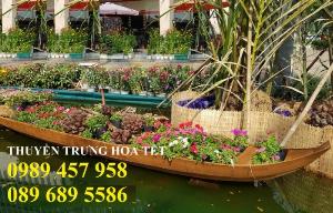 Bán thuyền gỗ trang trí quán cafe, thuyền gỗ bày hải sản