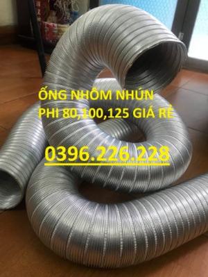 Nơi bán ống nhôm nhún định hình chịu nhiệt phi 150 dùng thông gió ,thông khí nóng , đàn hồi đốt không cháy.