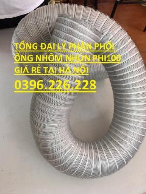 Nơi bán ống nhôm nhún định hình chịu nhiệt phi 150 dùng thông gió ,thông khí nóng , đàn hồi đốt không cháy.