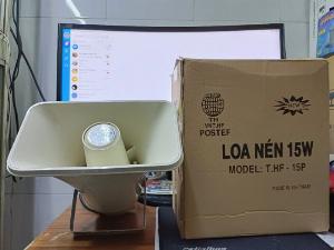Loa phóng thanh công cộng Postef T.HF-15P kiểu mẫu nhỏ gọn, cứng cáp