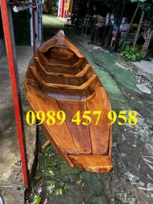 Thuyền chụp hình, Thuyền gỗ trang trí, Thuyền gỗ chèo tay