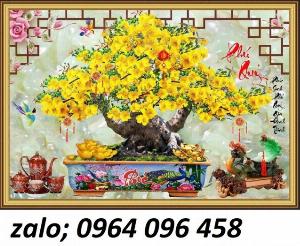 Tranh gạch hoa mai 3d - SCVV54