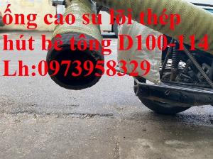 Tổng đại lý phân phối ống cao su lõi thép hút cát bùn sỏi phi 200 -250-300 ( ép bích lưu hoá )