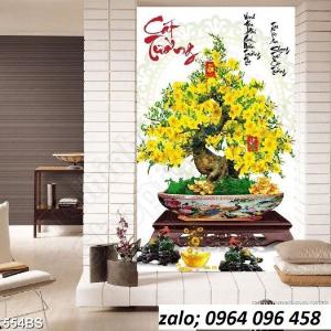 Tranh gạch vây mai vàng - CBVV53