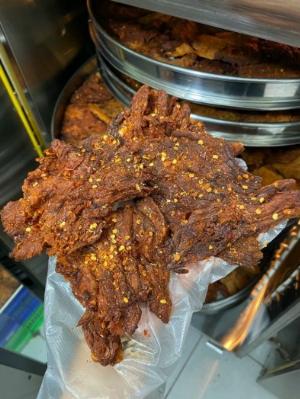 Hộp 500gr Khô bò dẻo sấy lạnh siêu cay nhà làm