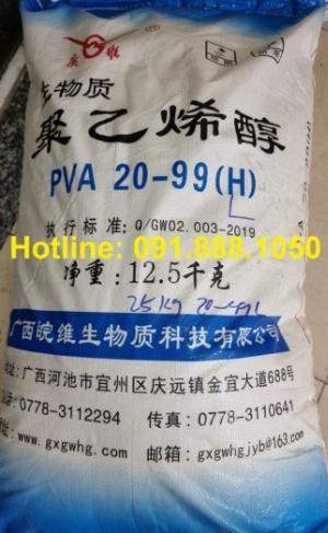 Bán PVA 20-99 ♥ POLYVINYL ALCOHOL 20-99 (China),12.5kg/bao